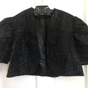 Silky Cropped Bolero